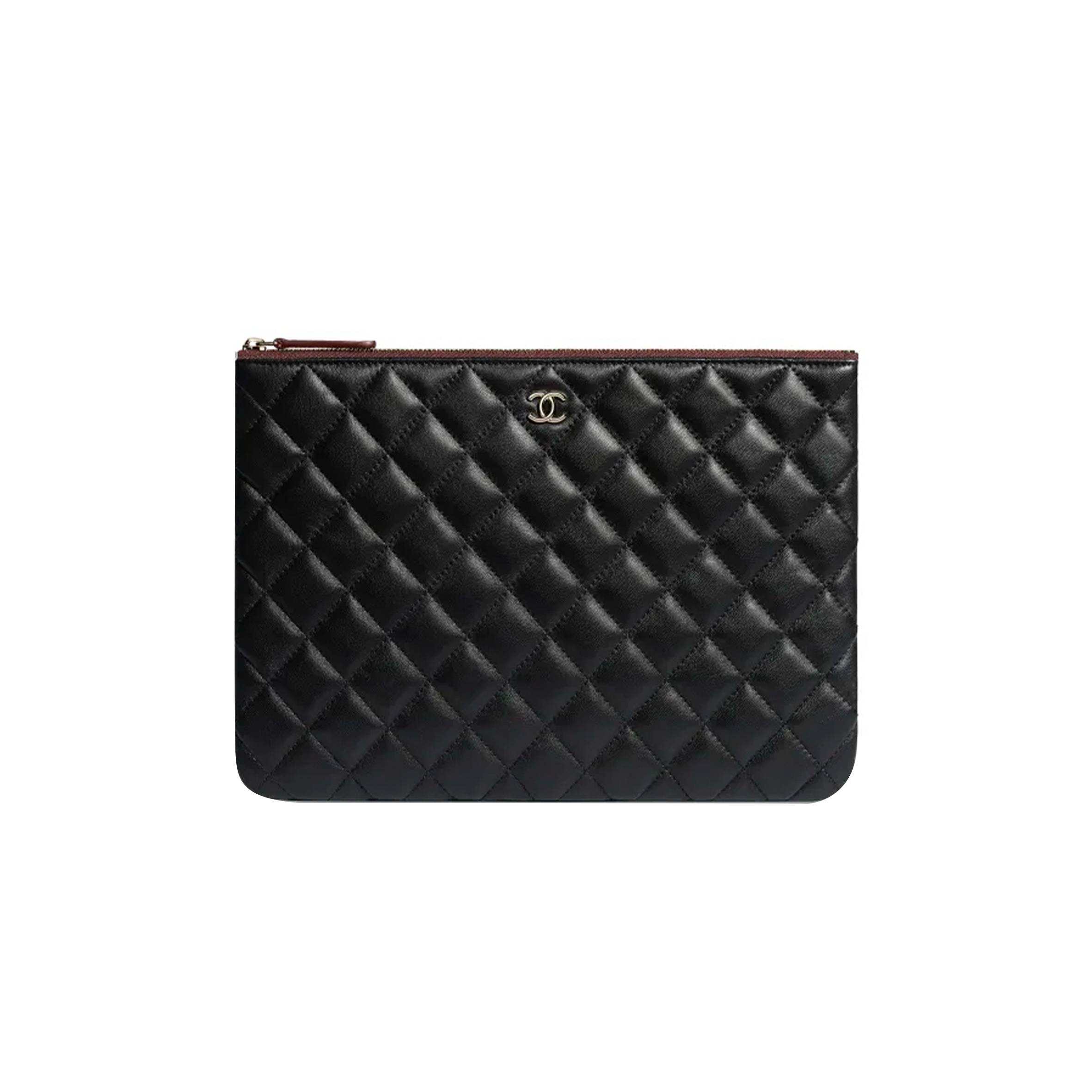 Ch*el classic pouch gold hardware a82545 y04059 c3906 （27.5*20*1cm）